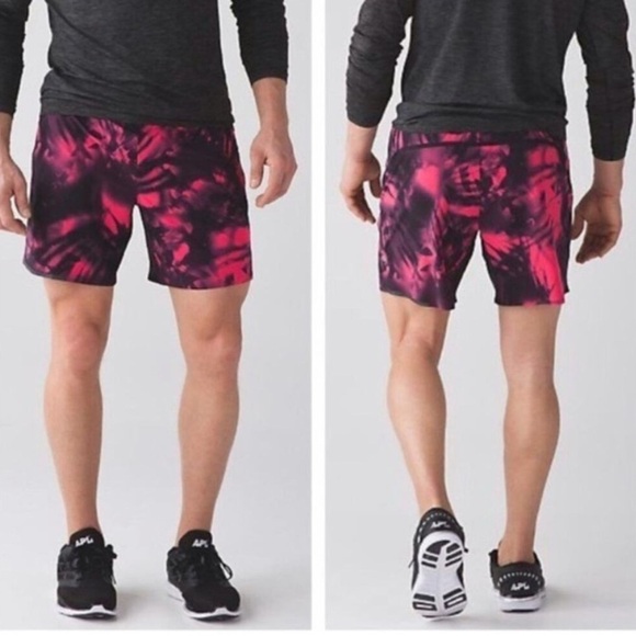 Lululemon Pace Breaker Short Size S Jungle Floor Boom Juice 7” Inseam - Picture 2 of 14